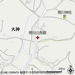 照川公民館周辺の地図