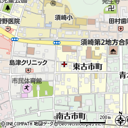 高知信用金庫須崎つのやま支店周辺の地図