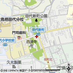 鳥栖田代郵便局周辺の地図
