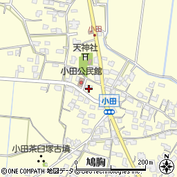 福岡県朝倉市小田1641周辺の地図