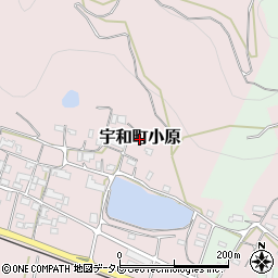 愛媛県西予市宇和町小原周辺の地図