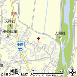 福岡県朝倉市小田762周辺の地図