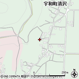 愛媛県西予市宇和町清沢892周辺の地図