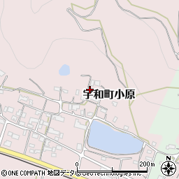 愛媛県西予市宇和町小原446周辺の地図