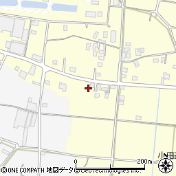 福岡県朝倉市小田1783周辺の地図
