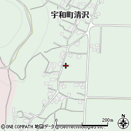 愛媛県西予市宇和町清沢936周辺の地図