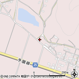 愛媛県西予市宇和町小原279周辺の地図