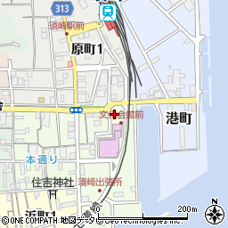 社団法人日本貨物検数協会　須崎事務所周辺の地図