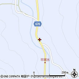 大分県日田市上宮町2841周辺の地図