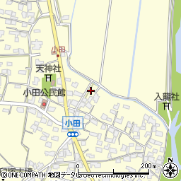 福岡県朝倉市小田773周辺の地図