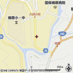 高知県高岡郡梼原町川西路2355-1周辺の地図