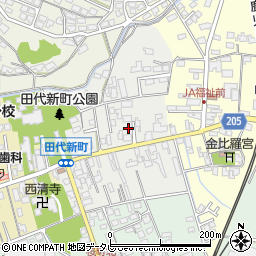 佐賀県鳥栖市田代新町165周辺の地図