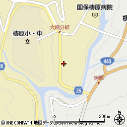 高知県高岡郡梼原町川西路2354周辺の地図