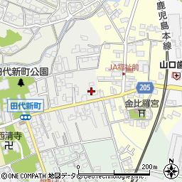 佐賀県鳥栖市田代新町182周辺の地図