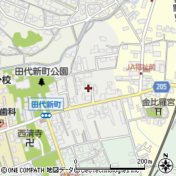 佐賀県鳥栖市田代新町165-2周辺の地図