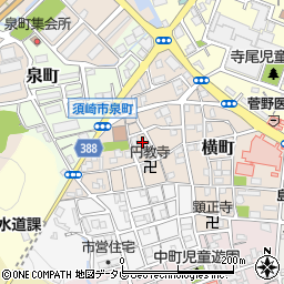 高知県須崎市栄町周辺の地図