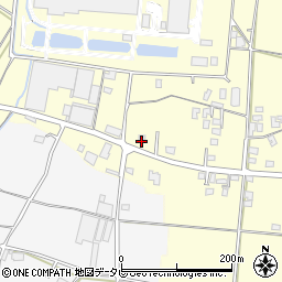 福岡県朝倉市小田1795周辺の地図