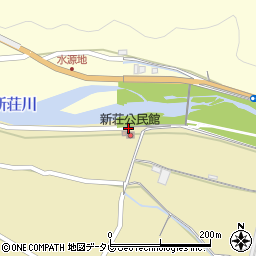 須崎市役所　須崎市立新荘公民館周辺の地図