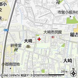 福岡県小郡市稲吉1350-47周辺の地図