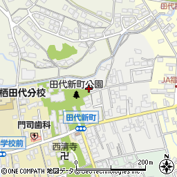 田代新町公園周辺の地図