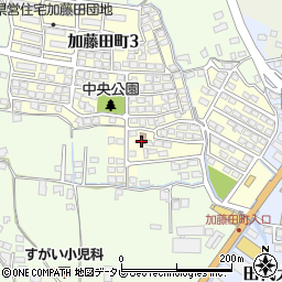 加藤田町公民館周辺の地図