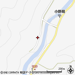 大分県日田市小野1579-2周辺の地図