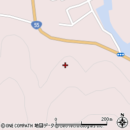 高知県室戸市佐喜浜町周辺の地図