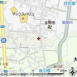 福岡県小郡市稲吉1286周辺の地図