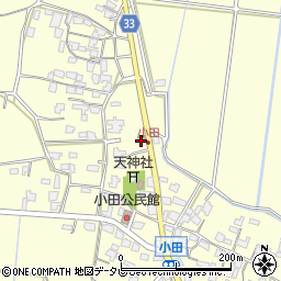 福田郵便局周辺の地図