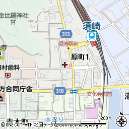 〒785-0001 高知県須崎市原町の地図