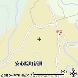 大分県宇佐市安心院町新貝182周辺の地図