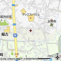 福岡県小郡市稲吉1306周辺の地図