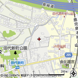 佐賀県鳥栖市田代新町185-9周辺の地図