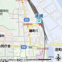 尾崎呉服店周辺の地図