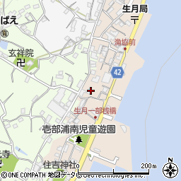 長崎県平戸市生月町壱部浦周辺の地図