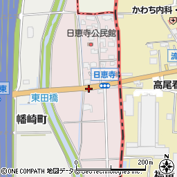 日恵寺周辺の地図