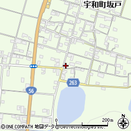 愛媛県西予市宇和町坂戸897周辺の地図