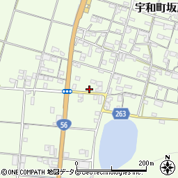 愛媛県西予市宇和町坂戸181周辺の地図
