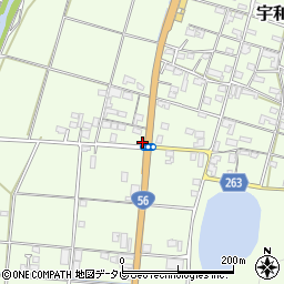 愛媛県西予市宇和町坂戸206周辺の地図