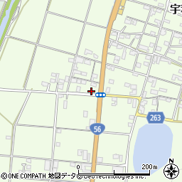 愛媛県西予市宇和町坂戸207周辺の地図
