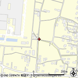福岡県朝倉市小田1879周辺の地図