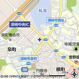 須崎石油有限会社周辺の地図