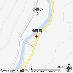 日田小野郵便局周辺の地図