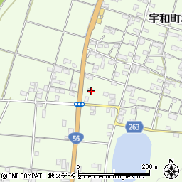 愛媛県西予市宇和町坂戸184周辺の地図