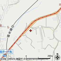 大分県速見郡日出町大神9656-15周辺の地図