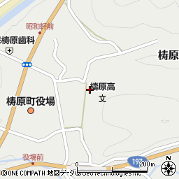 高知県立檮原高等学校周辺の地図