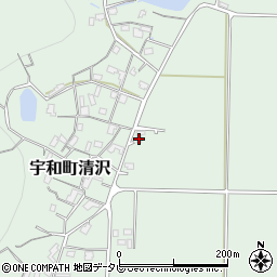 愛媛県西予市宇和町清沢757周辺の地図