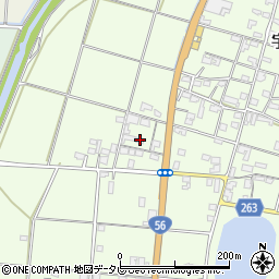 愛媛県西予市宇和町坂戸197周辺の地図