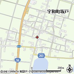 愛媛県西予市宇和町坂戸172周辺の地図