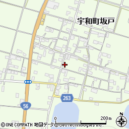 愛媛県西予市宇和町坂戸891周辺の地図